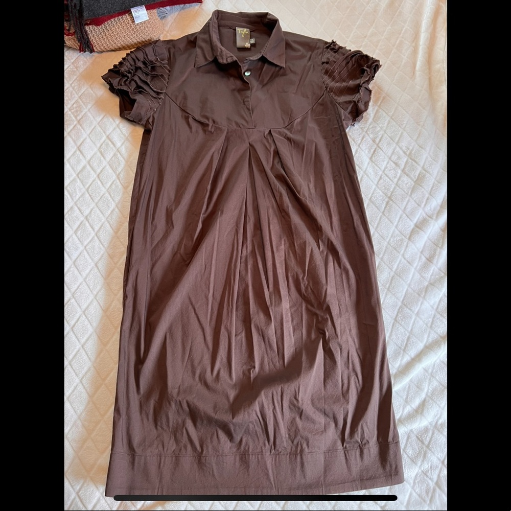 Ann Taylor Button Up Dress